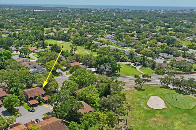 13009 Wedgewood Way Unit 63-D, Hudson, FL 34667 - aerial view of residential area featuring a golf course