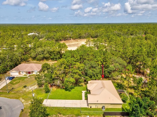 12229 Barnevelde Rd, Weeki Wachee, FL 34614 - aerial view of a heavily wooded area