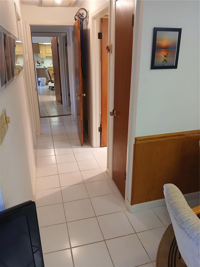 6050 Chesham Dr Unit 3, New Port Richey, FL 34653 - corridor with light tile patterned floors