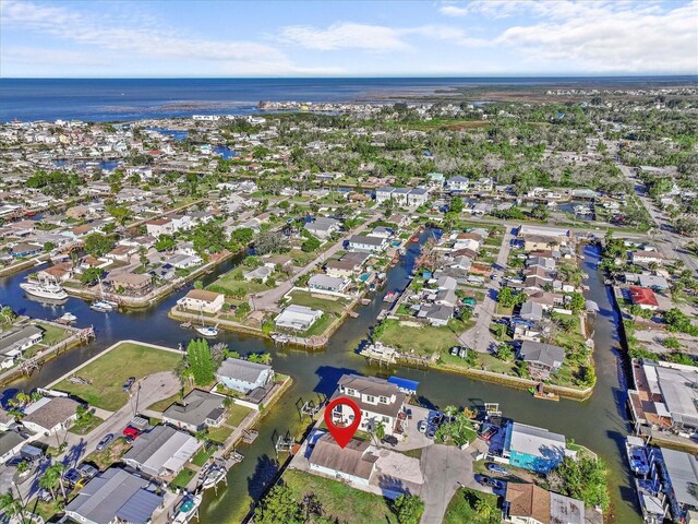 13821 Judy Ave, Hudson, FL 34667 - view of property location with a large body of water and nearby suburban area