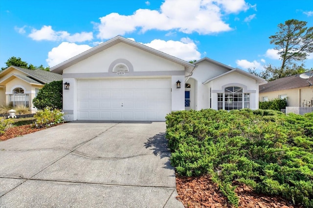 10935 New Brighton Ct, New Port Richey, FL 34654 - ranch-style home featuring stucco siding, driveway, and an attached garage