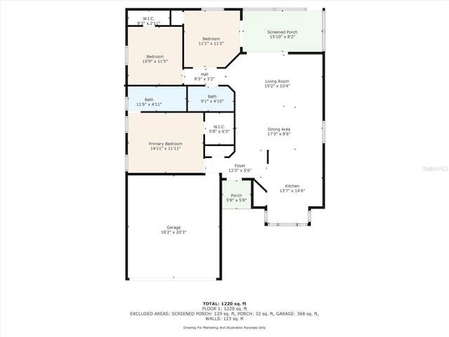 10935 New Brighton Ct, New Port Richey, FL 34654 - view of home floor plan