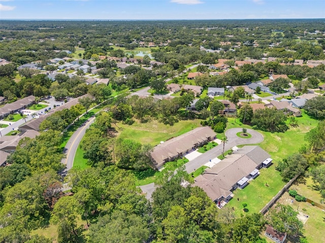 1415 Pinewood Hills Ct, Spring Hill, FL 34606 - aerial view of property and surrounding area with nearby suburban area
