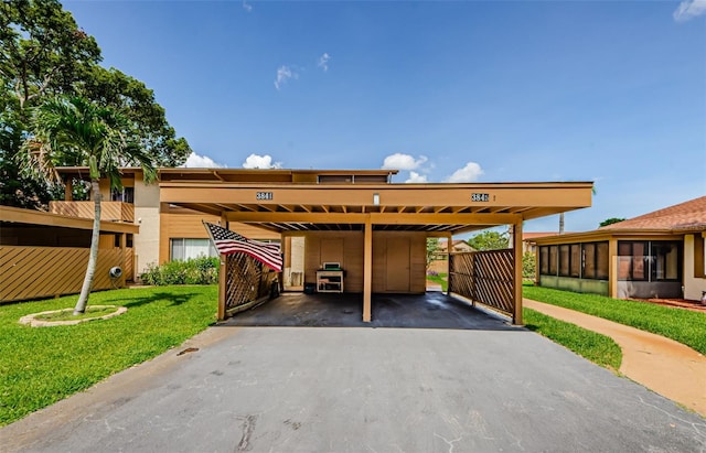 3841 Lanyard Ct Unit B, New Port Richey, FL 34652 - view of vehicle parking
