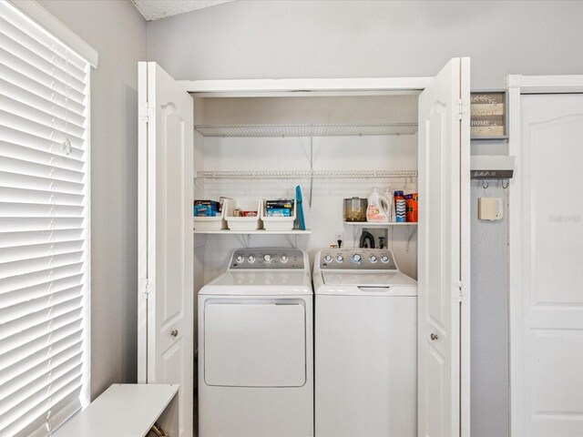 4716 Wolfram Ln, New Port Richey, FL 34653 - laundry room with washing machine and dryer