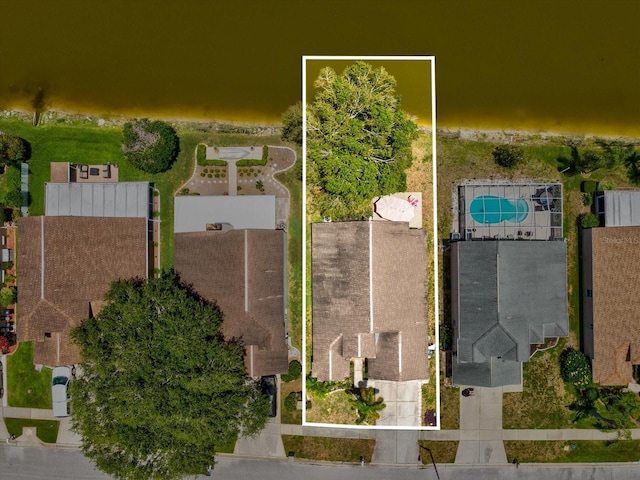 4716 Wolfram Ln, New Port Richey, FL 34653 - aerial view of property's location with property parcel outlined and a pool