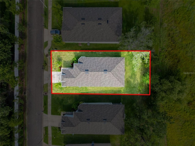 4082 Watson Dr, New Port Richey, FL 34655 - aerial view of property and surrounding area with property parcel outlined