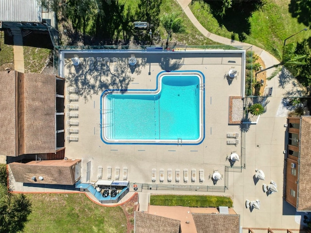 7518 Mediterranean Ct, Hudson, FL 34667 - view of subject property featuring a pool