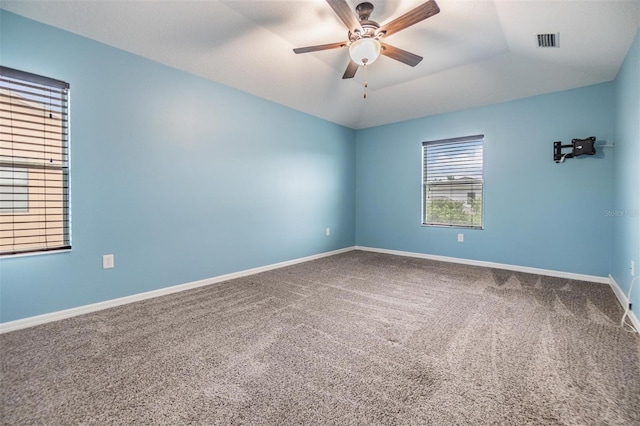 1104 Ketzal Dr, Trinity, FL 34655 - carpeted spare room with ceiling fan and baseboards