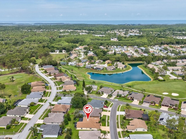 11144 Brambleleaf Way, Hudson, FL 34667 - view of property location with a large body of water and nearby suburban area