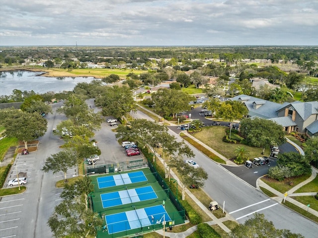 11144 Brambleleaf Way, Hudson, FL 34667 - aerial perspective of suburban area with a large body of water