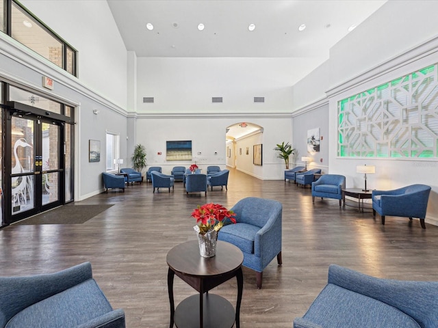 11144 Brambleleaf Way, Hudson, FL 34667 - community lobby featuring high vaulted ceiling