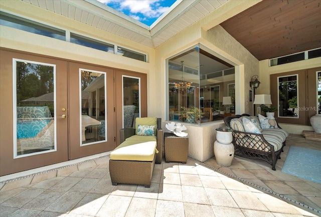 7275 Crystal Spring Run, Weeki Wachee, FL 34607 - view of patio / terrace featuring french doors