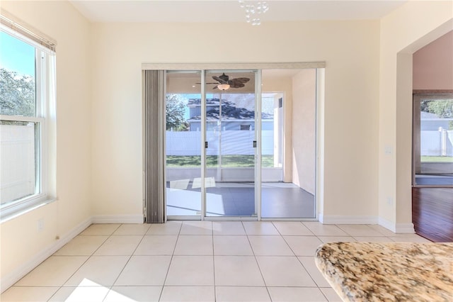 13772 Dunwoody Dr, Spring Hill, FL 34609 - unfurnished dining area featuring healthy amount of natural light and tile patterned floors