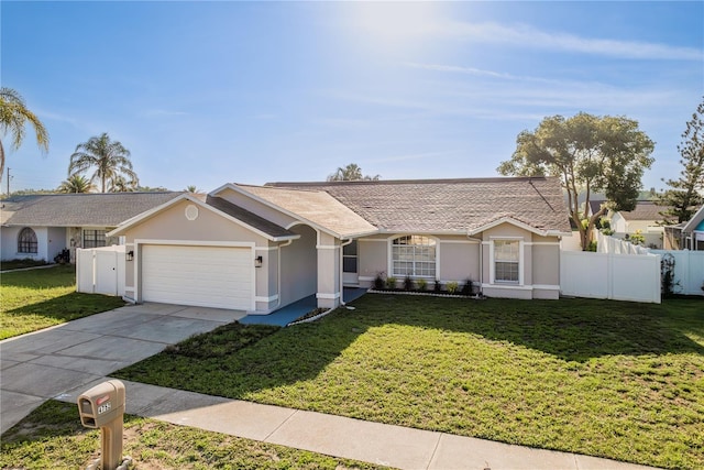 4752 Weasel Dr, New Port Richey, FL 34653 - single story home with a garage, stucco siding, and concrete driveway
