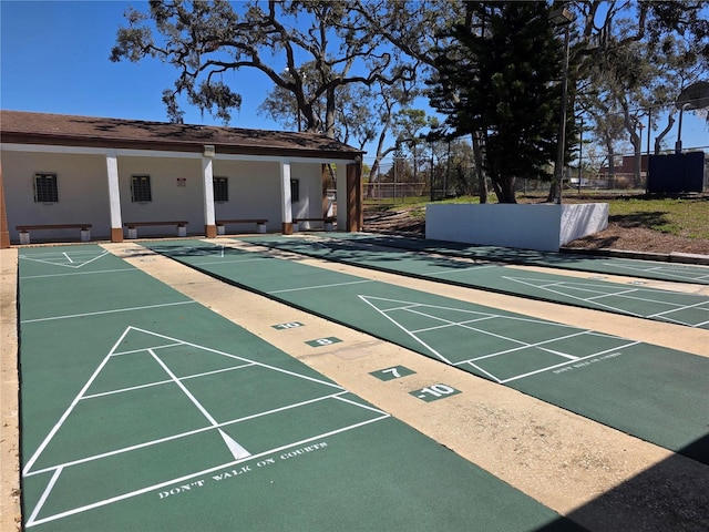 8312 Split Rail Ln, Hudson, FL 34667 - surrounding community with shuffleboard