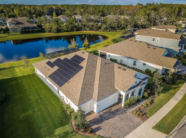 4197 Glade Wood Loop, New Port Richey, FL 34655 - aerial perspective of suburban area with a large body of water