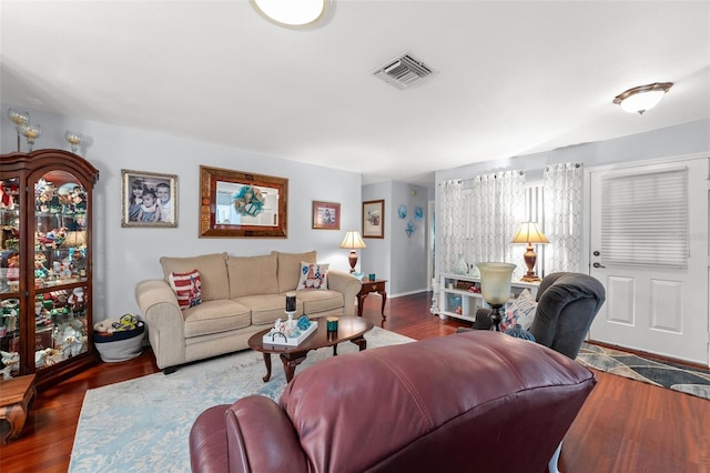 2342 Countryside Dr, Spring Hill, FL 34606 - living room featuring wood finished floors