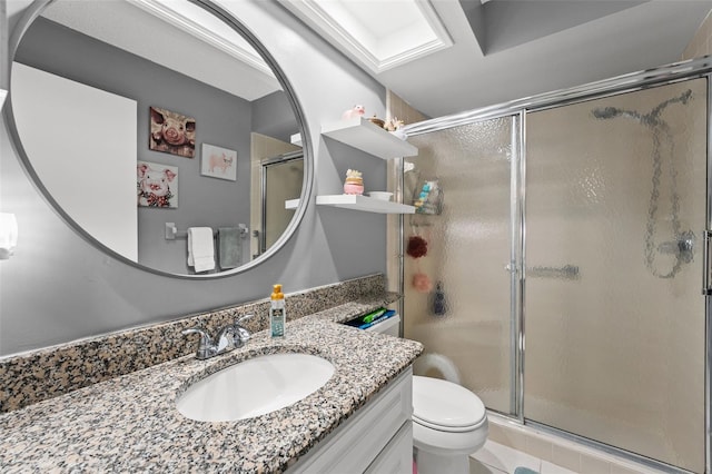 2342 Countryside Dr, Spring Hill, FL 34606 - full bath featuring a stall shower and vanity
