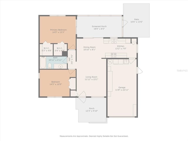 4567 Great Lakes Dr S, Clearwater, FL 33762 - view of floor plan / room layout