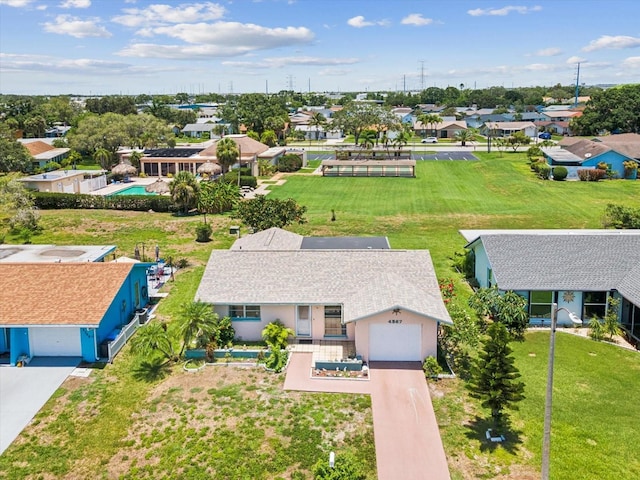 4567 Great Lakes Dr S, Clearwater, FL 33762 - aerial view of residential area with a pool