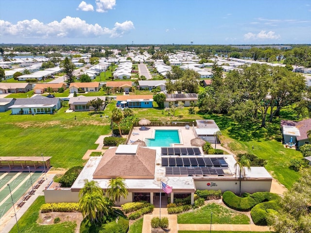 4567 Great Lakes Dr S, Clearwater, FL 33762 - bird's eye view of a pool area