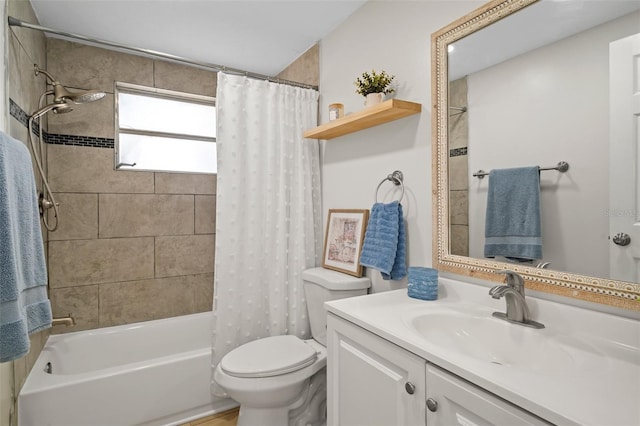 6144 Glenwood Dr, New Port Richey, FL 34653 - full bathroom with vanity and shower / bath combination with curtain