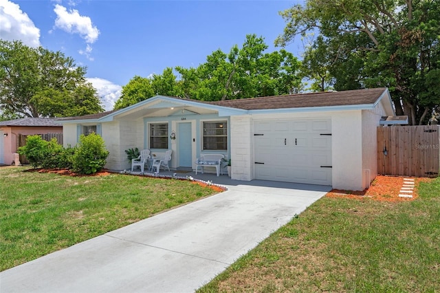 6144 Glenwood Dr, New Port Richey, FL 34653 - ranch-style home featuring an attached garage and driveway