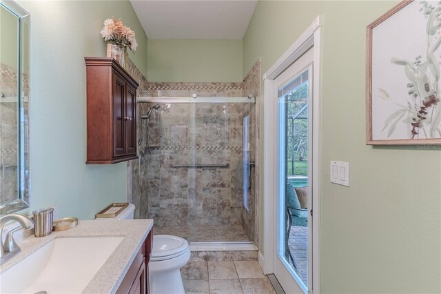 11510 Lakeview Dr, New Port Richey, FL 34654 - full bath featuring vanity and a shower stall