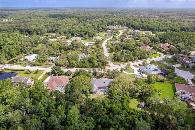 11510 Lakeview Dr, New Port Richey, FL 34654 - aerial view of property's location featuring a forest and nearby suburban area