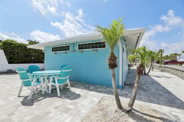 4052 Marine Pkwy, New Port Richey, FL 34652 - view of patio / terrace featuring outdoor dining area