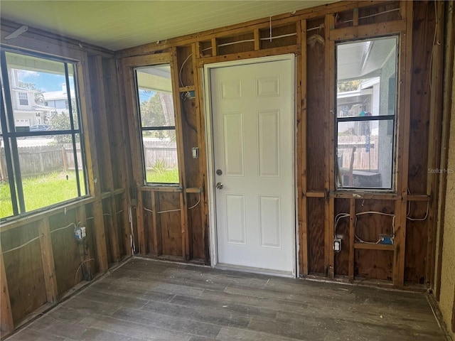 6826 Driftwood Dr, Hudson, FL 34667 - foyer entrance with healthy amount of natural light and wood finished floors