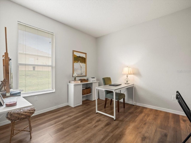12060 Sapphire Dr, Spring Hill, FL 34609 - office with wood finished floors