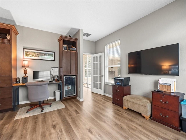 12060 Sapphire Dr, Spring Hill, FL 34609 - office with wood finished floors and baseboards
