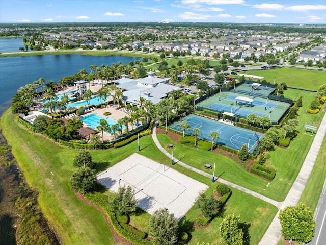 6130 Colmar Pl, Apollo Beach, FL 33572 - drone / aerial view of a large body of water