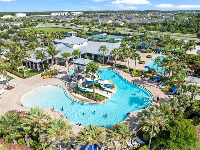 6130 Colmar Pl, Apollo Beach, FL 33572 - community pool with a water slide