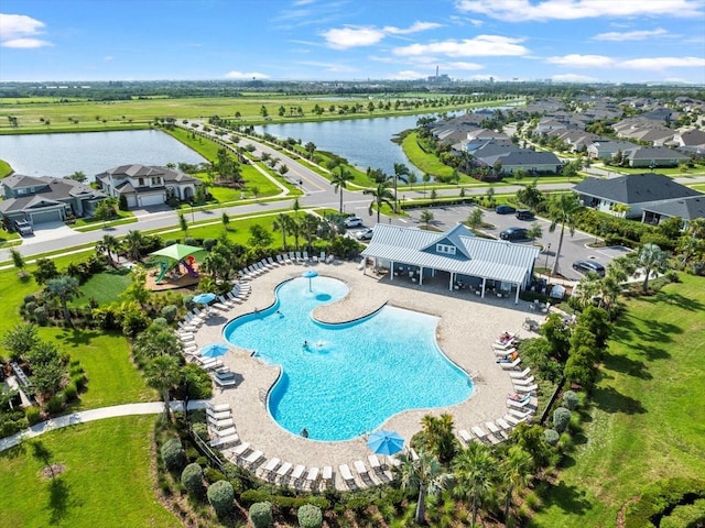 6130 Colmar Pl, Apollo Beach, FL 33572 - drone / aerial view of a nearby body of water