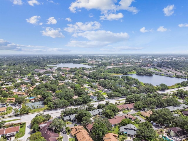 2101 Sunset Point Rd Unit 201, Clearwater, FL 33765 - aerial view of residential area with a nearby body of water