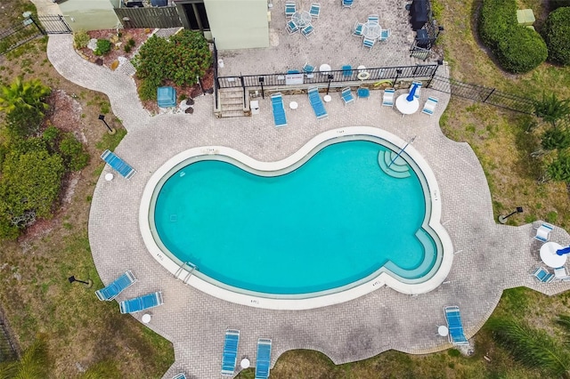 2101 Sunset Point Rd Unit 201, Clearwater, FL 33765 - view of swimming pool