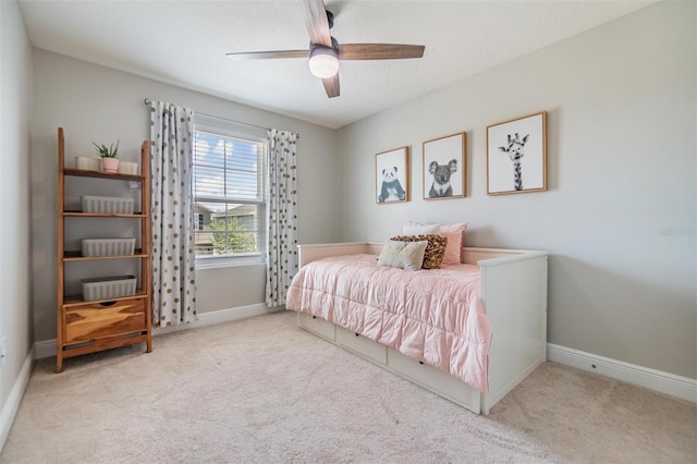 1783 Oak Hammock Ct, Lutz, FL 33558 - bedroom featuring carpet flooring and ceiling fan