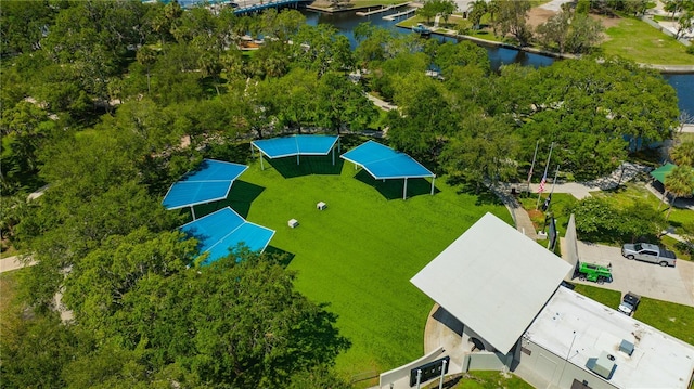 2048 Ground Squirrel Dr, New Port Richey, FL 34655 - aerial view of a large body of water and a tree filled landscape