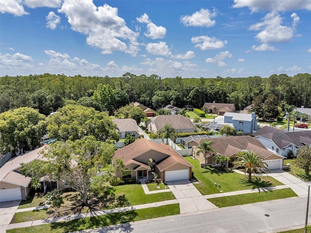 2048 Ground Squirrel Dr, New Port Richey, FL 34655 - aerial view of residential area with a forest