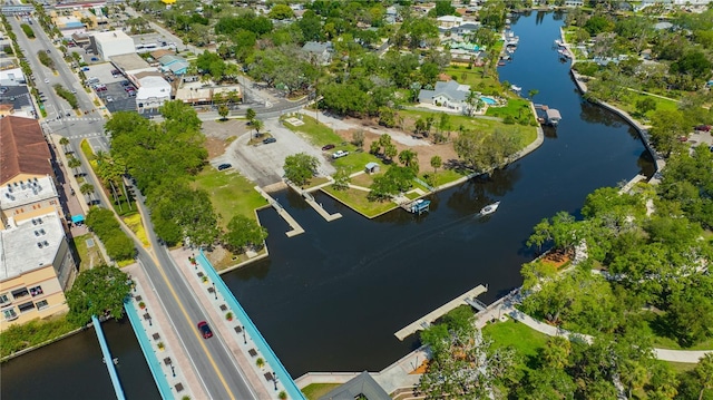 2048 Ground Squirrel Dr, New Port Richey, FL 34655 - aerial view of property and surrounding area with a nearby body of water