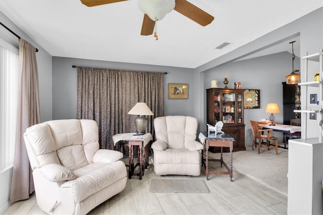 7701 Anaheim Ave, New Port Richey, FL 34655 - sitting room with ceiling fan
