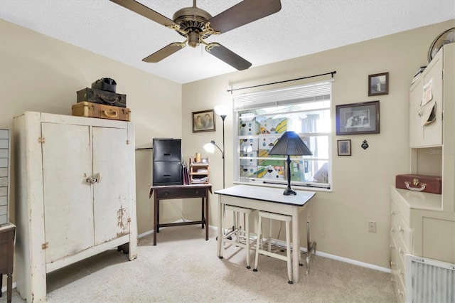 7701 Anaheim Ave, New Port Richey, FL 34655 - carpeted office featuring ceiling fan and baseboards