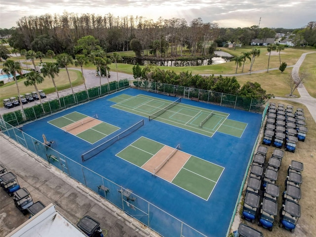 3712 Trophy Blvd Unit 3712, New Port Richey, FL 34655 - drone / aerial view of a nearby body of water and a tree filled landscape