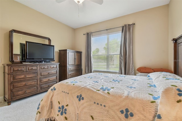 20820 Amanda Oak Ct, Land O Lakes, FL 34638 - bedroom with light carpet and a ceiling fan