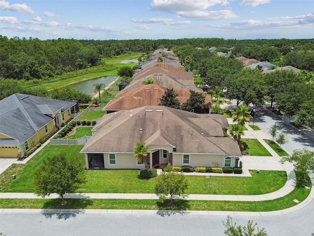 20820 Amanda Oak Ct, Land O Lakes, FL 34638 - view from above of property with a large body of water