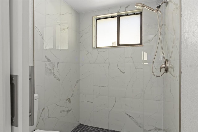 2152 Danforth Rd, Spring Hill, FL 34608 - bathroom with a marble finish shower and toilet