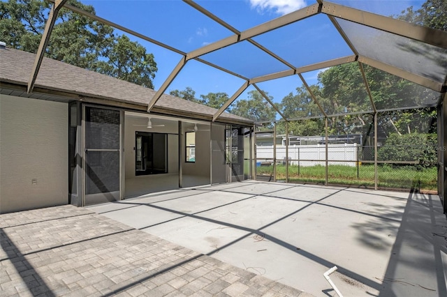 2152 Danforth Rd, Spring Hill, FL 34608 - view of patio / terrace with a lanai
